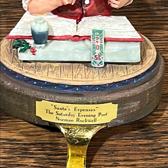 Norman Rockwell Santa stocking holder - Picture 10 of 10